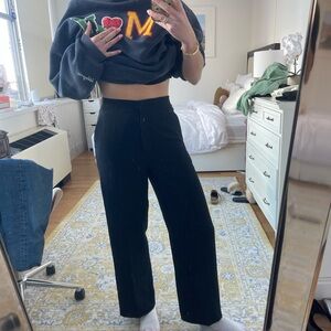 Wilfred Black Elastic Waist Trousers